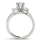 3-Stone Princess Cut Engagement Rings