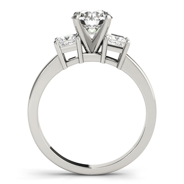 3-Stone Princess Cut Engagement Rings