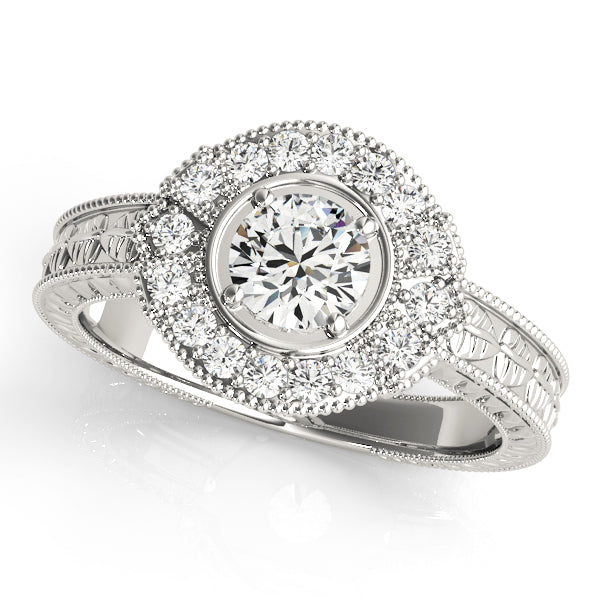 Nature Inspired Filigree Milgrain Engagement Rings