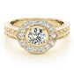 Nature Inspired Filigree Milgrain Engagement Rings