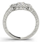 Nature Inspired Filigree Milgrain Engagement Rings