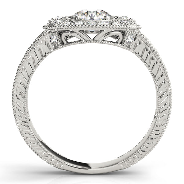 Nature Inspired Filigree Milgrain Engagement Rings