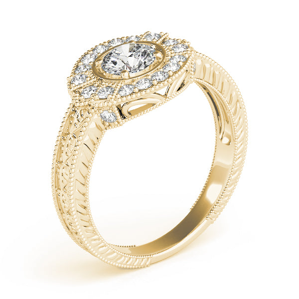 Nature Inspired Filigree Milgrain Engagement Rings