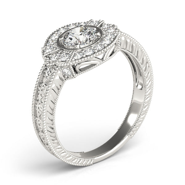 Nature Inspired Filigree Milgrain Engagement Rings