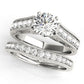 Antique Prong In Channel Migrain Filigree Engagement Ring