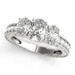 Antique 3-Stone Trellis Oval Engagement Ring
