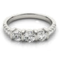 ENGAGEMENT RINGS 3 STONE ROUND