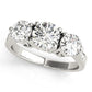 ENGAGEMENT RINGS 3 STONE ROUND
