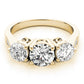 ENGAGEMENT RINGS 3 STONE ROUND