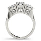 ENGAGEMENT RINGS 3 STONE ROUND