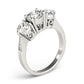 ENGAGEMENT RINGS 3 STONE ROUND