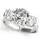 ENGAGEMENT RINGS 3 STONE OVAL