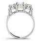 ENGAGEMENT RINGS 3 STONE OVAL