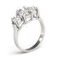 ENGAGEMENT RINGS 3 STONE OVAL