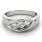 ENGAGEMENT RINGS 3 STONE ROUND
