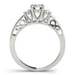 ENGAGEMENT RINGS 3 STONE ROUND