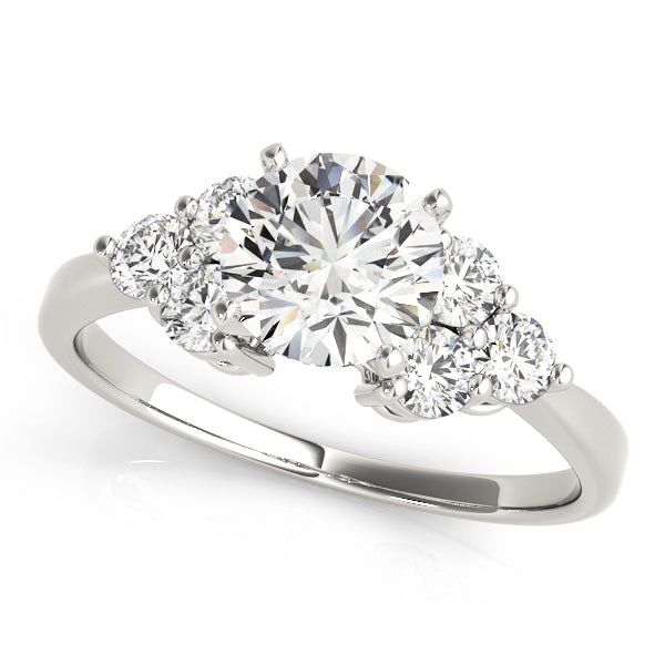 ENGAGEMENT RINGS CLUSTER SIDES