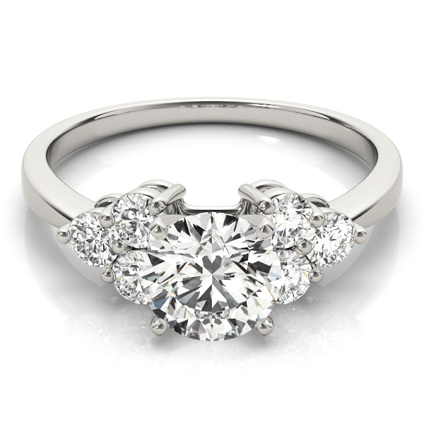 ENGAGEMENT RINGS CLUSTER SIDES