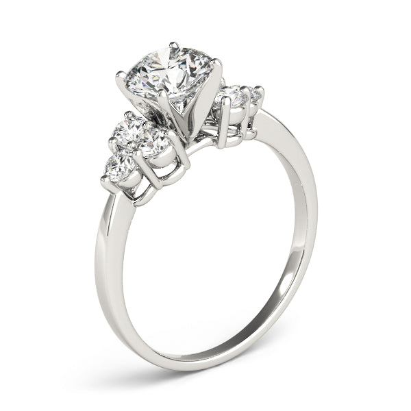 ENGAGEMENT RINGS CLUSTER SIDES
