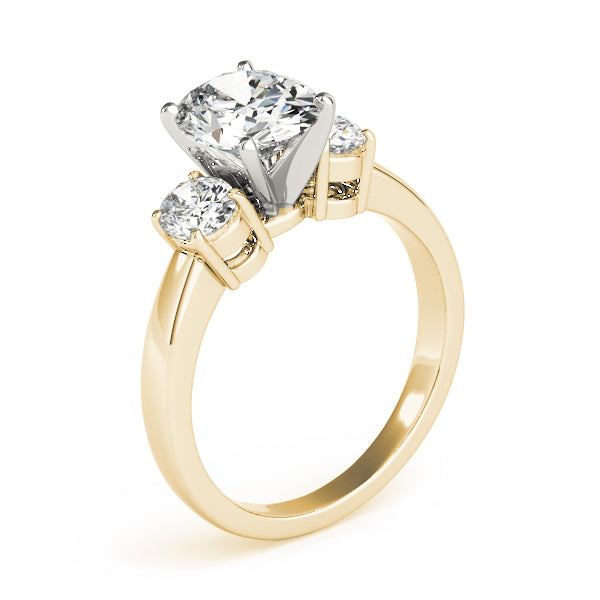 3-Stone Oval Shape Engagement Rings