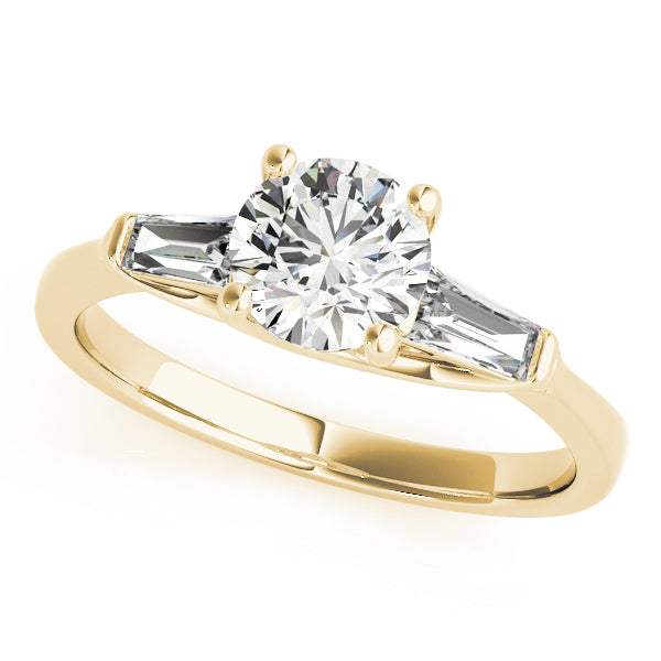 Fancy Shape Baguette Trellis Engagement Rings