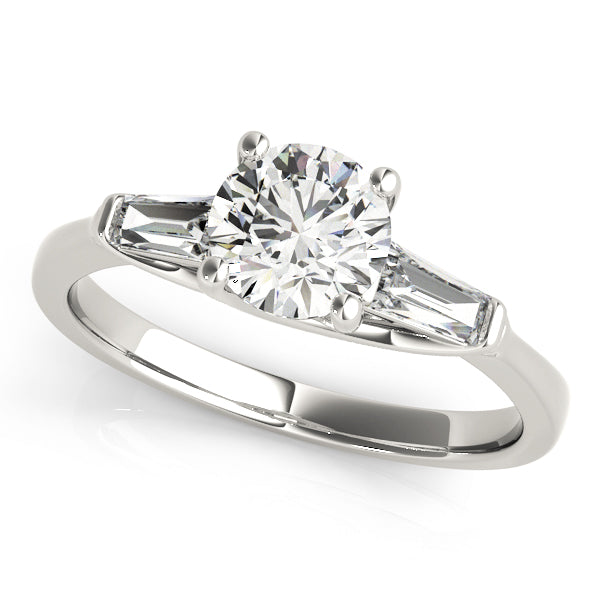 Fancy Shape Baguette Trellis Engagement Rings