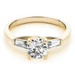 Fancy Shape Baguette Trellis Engagement Rings