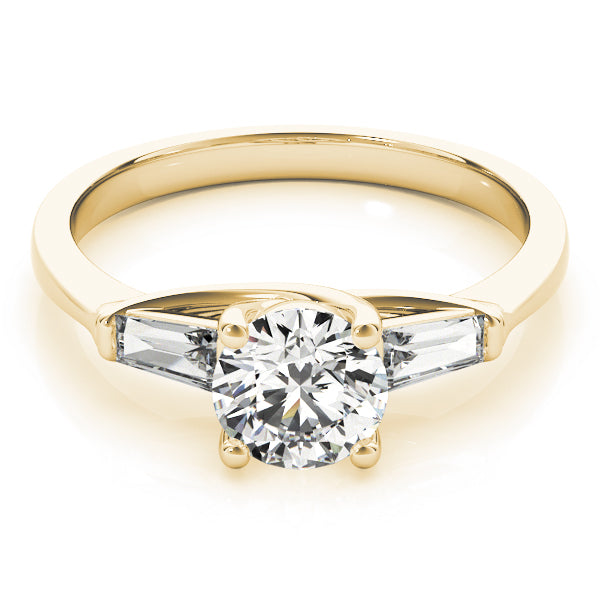 Fancy Shape Baguette Trellis Engagement Rings