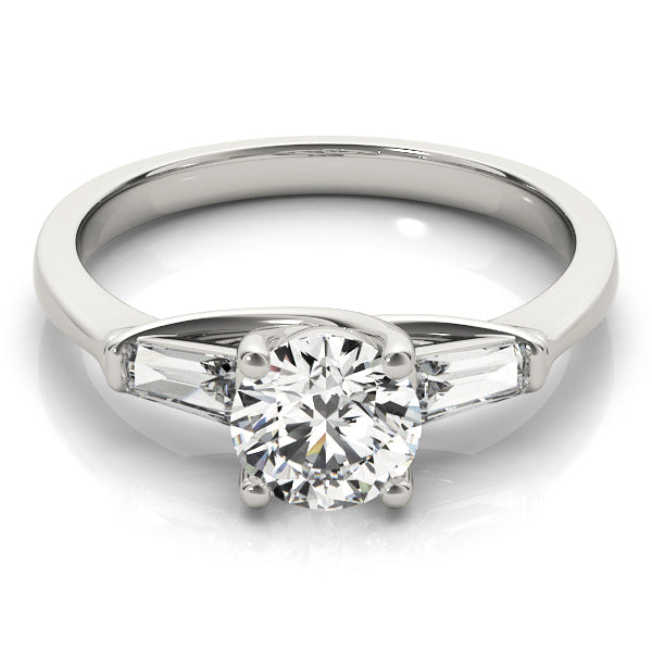 Fancy Shape Baguette Trellis Engagement Rings