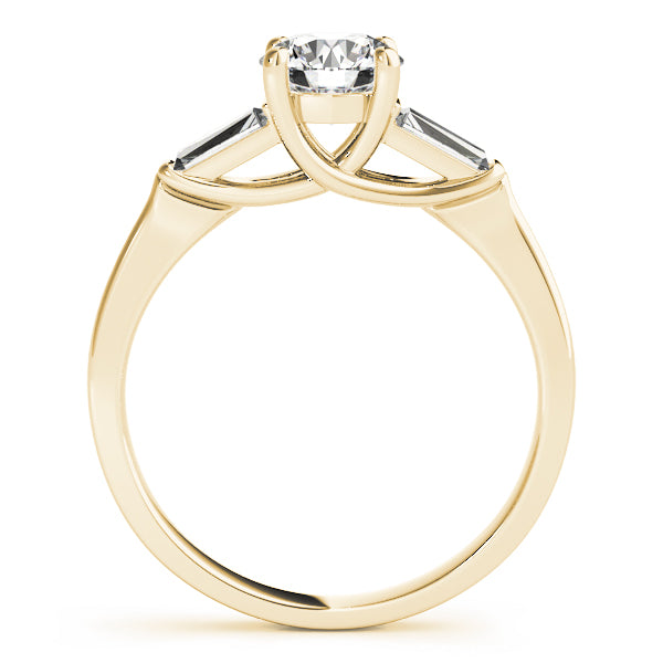Fancy Shape Baguette Trellis Engagement Rings