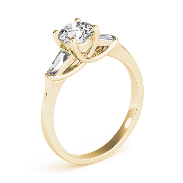 Fancy Shape Baguette Trellis Engagement Rings