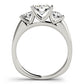 3-Stone Round Engagement Ring