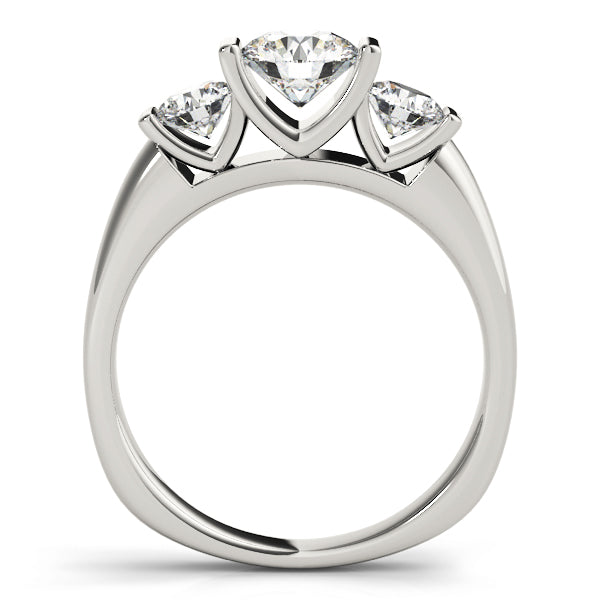 3-Stone Round Engagement Ring