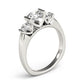 3-Stone Round Engagement Ring