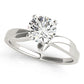 Solitaire Twisted Engagement Ring