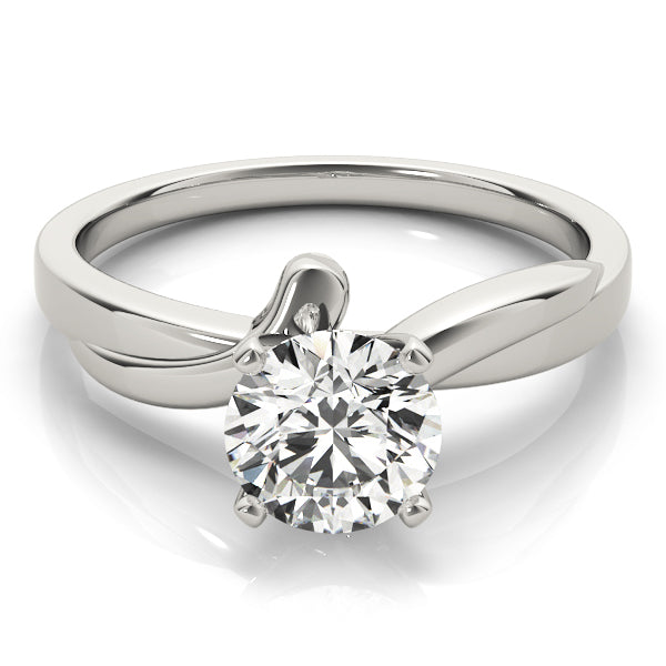 Solitaire Twisted Engagement Ring