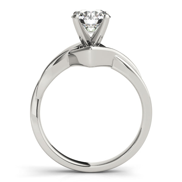 Twisted Shank Solitaire Engagement Ring