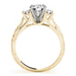 3-Stone Vintage-Inspired Engagement Ring