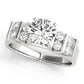 Multirow Bar Set Engagement Ring
