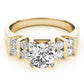 Multirow Bar Set Engagement Ring