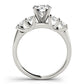 Multirow Bar Set Engagement Ring