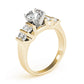 Multirow Bar Set Engagement Ring