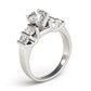 Multirow Bar Set Engagement Ring