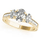 ENGAGEMENT RINGS 3 STONE OVAL