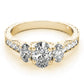 ENGAGEMENT RINGS 3 STONE OVAL