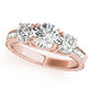 Vintage Style 3-Stone Filigree Engagement Ring