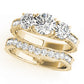 Vintage Style 3-Stone Filigree Engagement Ring