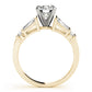 Fancy Shape Baguette & Round Engagement Ring