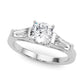 Baguette 3-Stone Engagement Ring