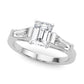 Baguette 3-Stone Engagement Ring